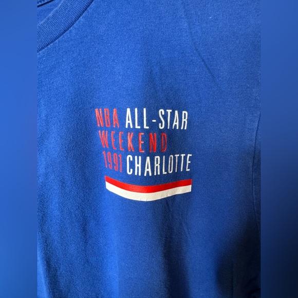 Mitchell & Ness NBA All Star Weekend 1991 Charlotte Shirt (Men’s Medium) - Picture 2 of 6